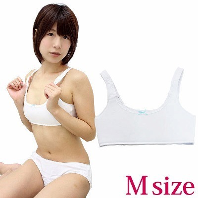 ファーストブラ（スポブラ・スポーツブラ）　ブルーリボン　Ｍ（コスプレ衣装）