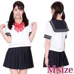セーラー服２・えんじリボン(コスプレ衣装)